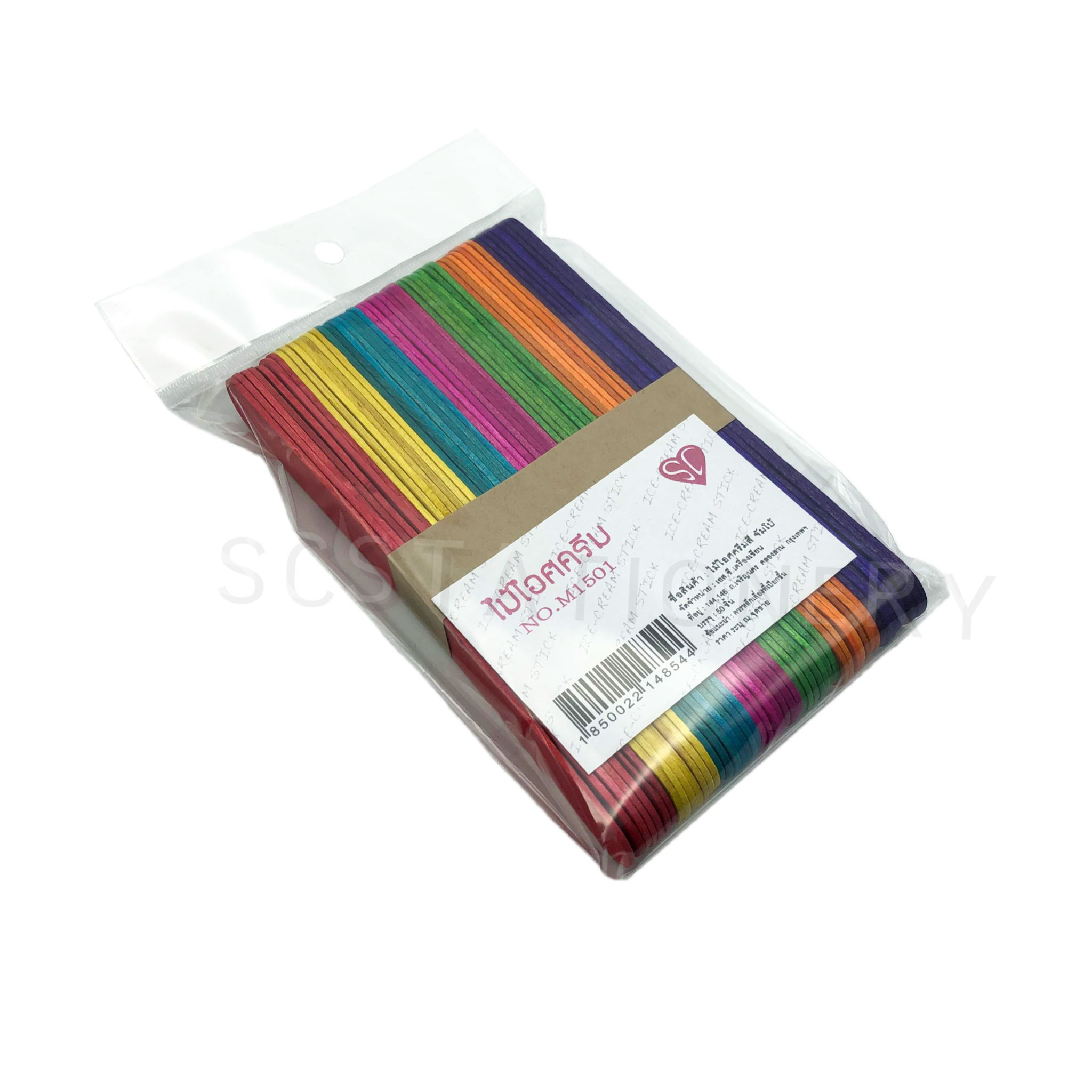 ไม้ไอติมสี จัมโบ้