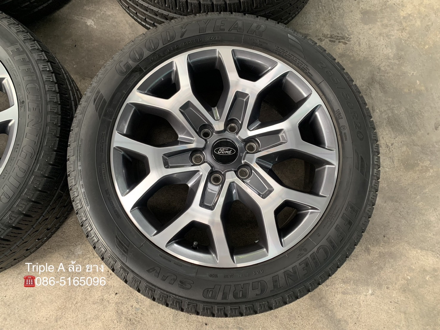 ✨ล้อแม็ก✨Ford Everest Next-Gen รุ่นใหม่ล่าสุด ขอบ 20 พร้อมยาง 265-50-20 GoodYear ปี 20
