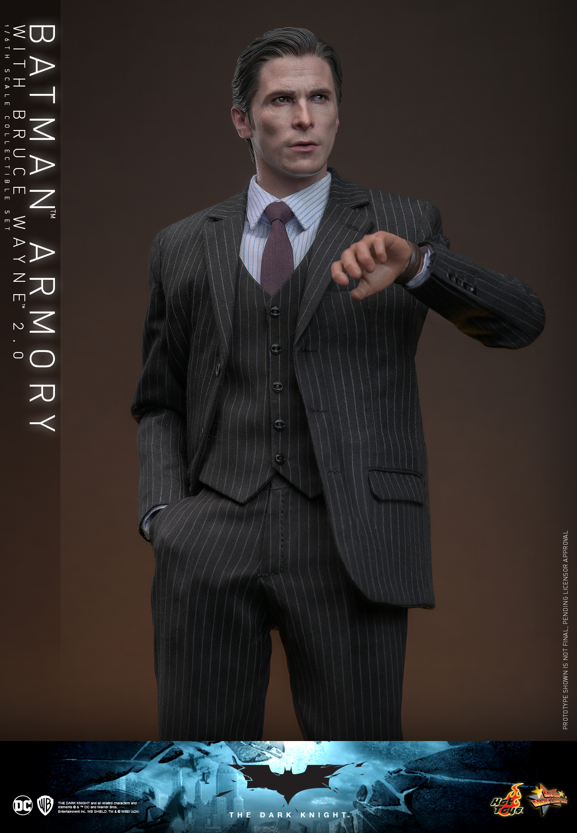 Hot Toys MMS750 The Dark Knight - Batman Armory with Bruce Wayne (2.0)