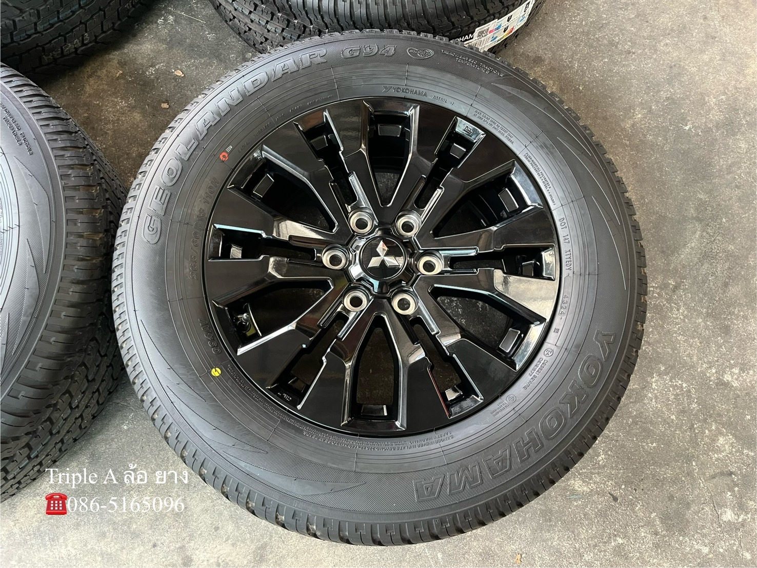 ✨ล้อแม็กพร้อมยางใหม่💯✨Mitsu Triton Athlete รุ่นใหม่ล่าสุด ขอบ 18 สีดำแท้💯💖ใหม่กริ๊บ💖