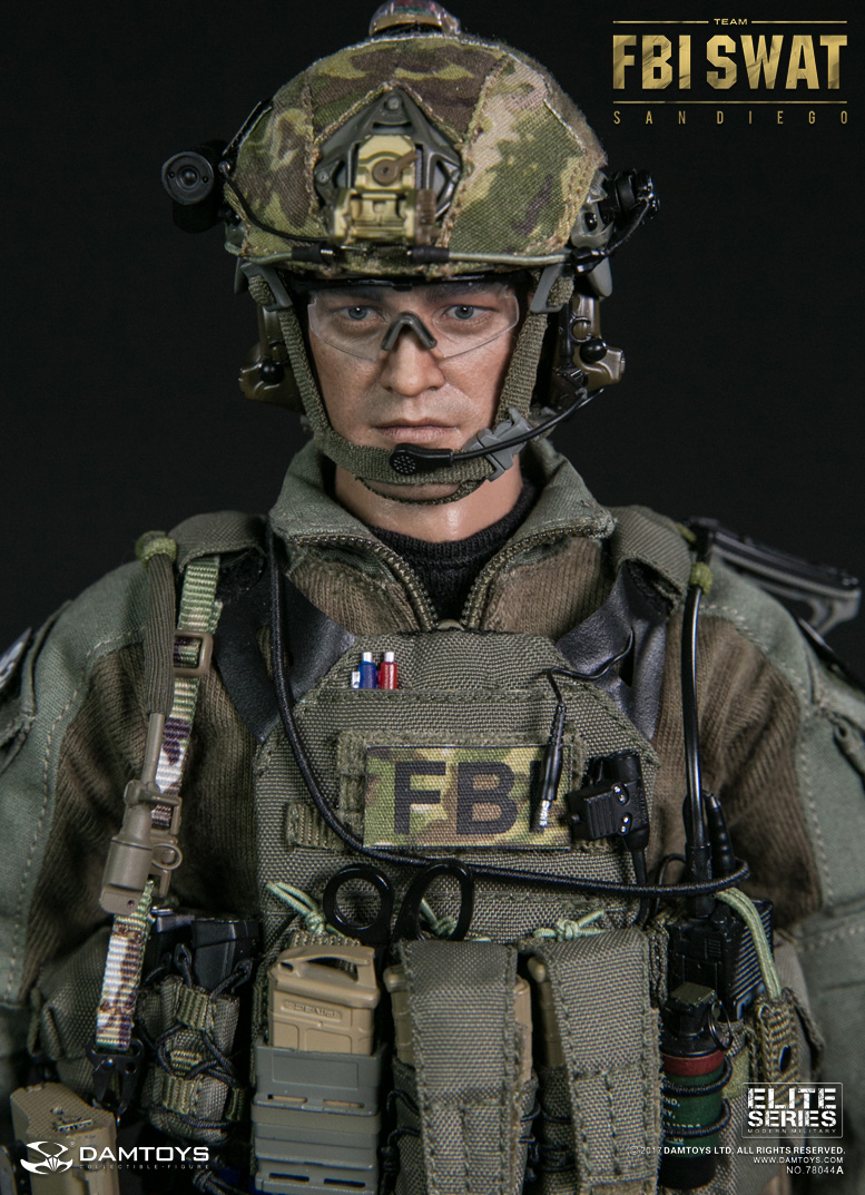 DAMTOYS No.78044 FBI SWAT TEAM AGENT - SAN DIEGO