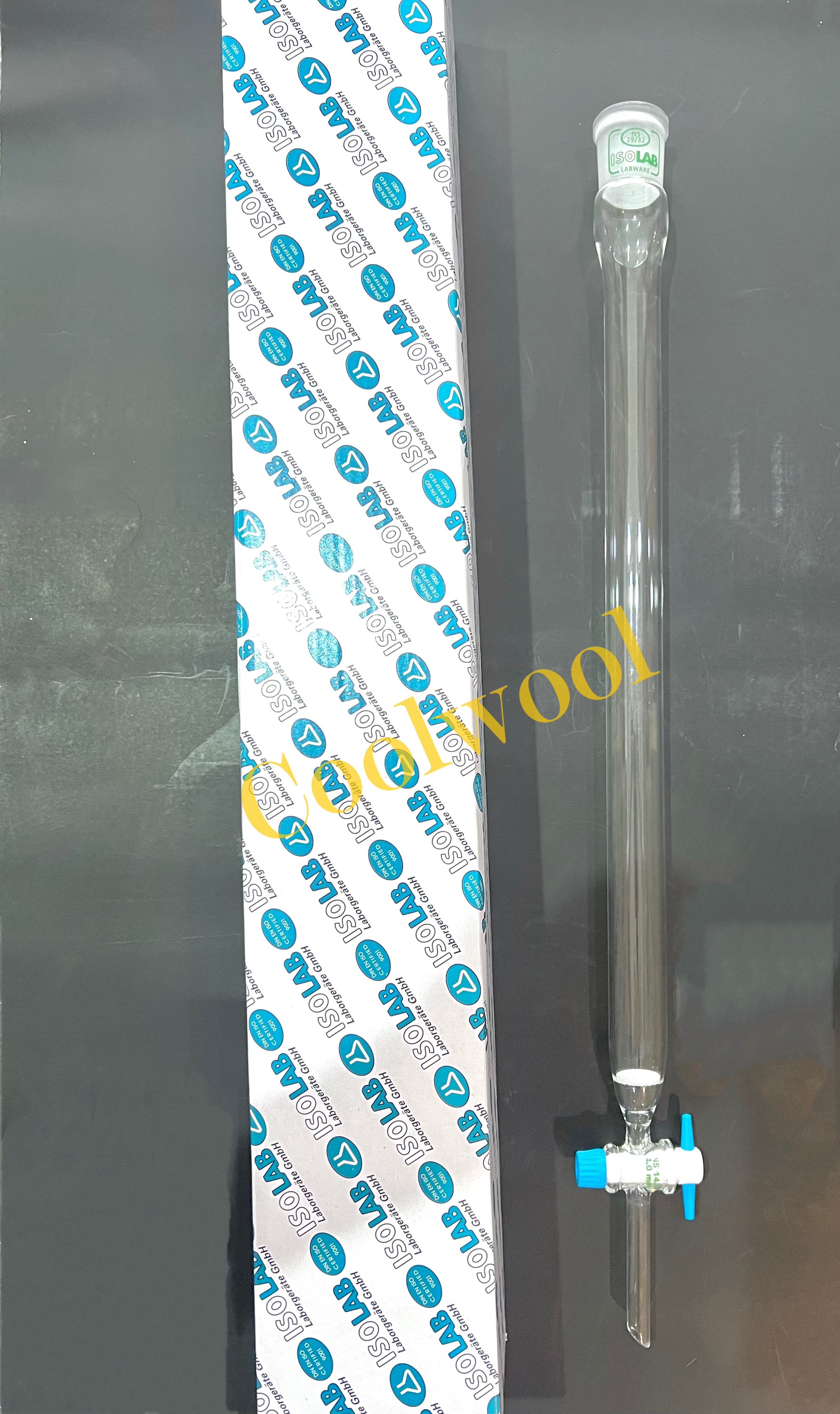 Chromotography column - with filter คอลัมน์โครมาโทรกราฟี