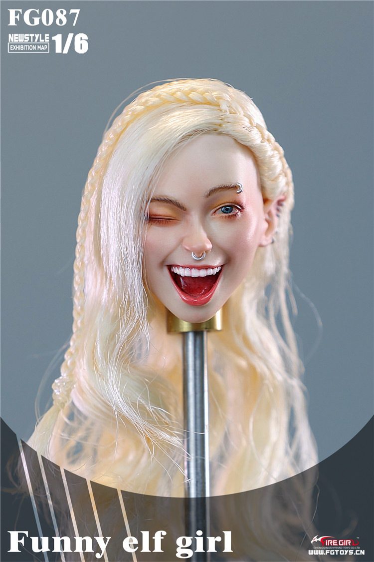 Fire Girl Toys FG087 1/6 Funny Elf Girl Adah Headsculpt