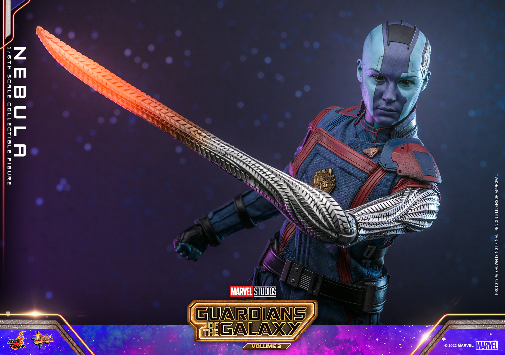 Hot Toys MMS714 1/6 Guardians of the Galaxy Vol. 3 - Nebula