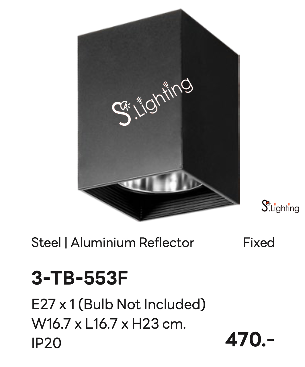 โคมไฟดาวไลท์ติดลอย 3-TB-553F