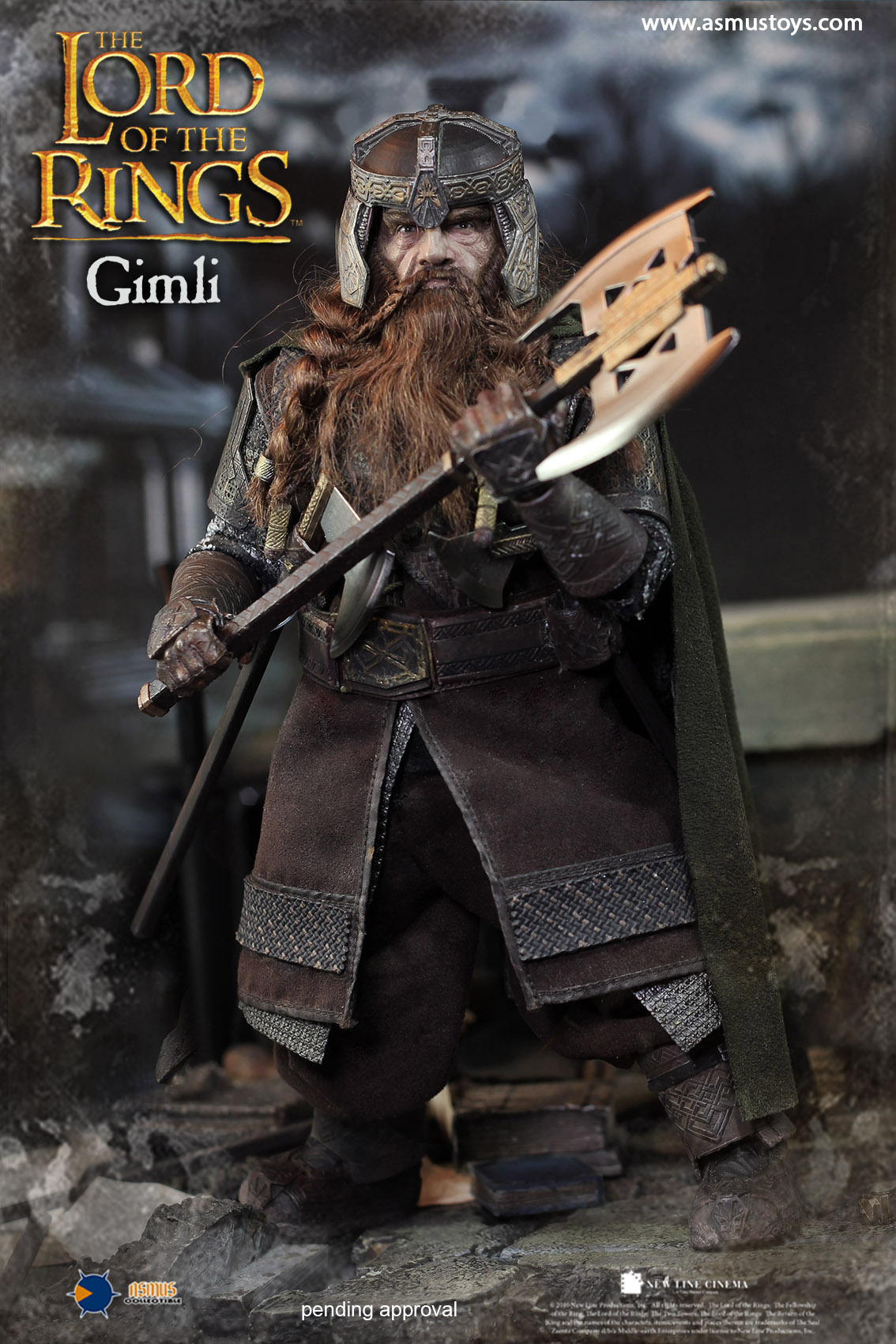 ASMUS TOYS LOTR018 The Lord of the Rings Series - Gimli