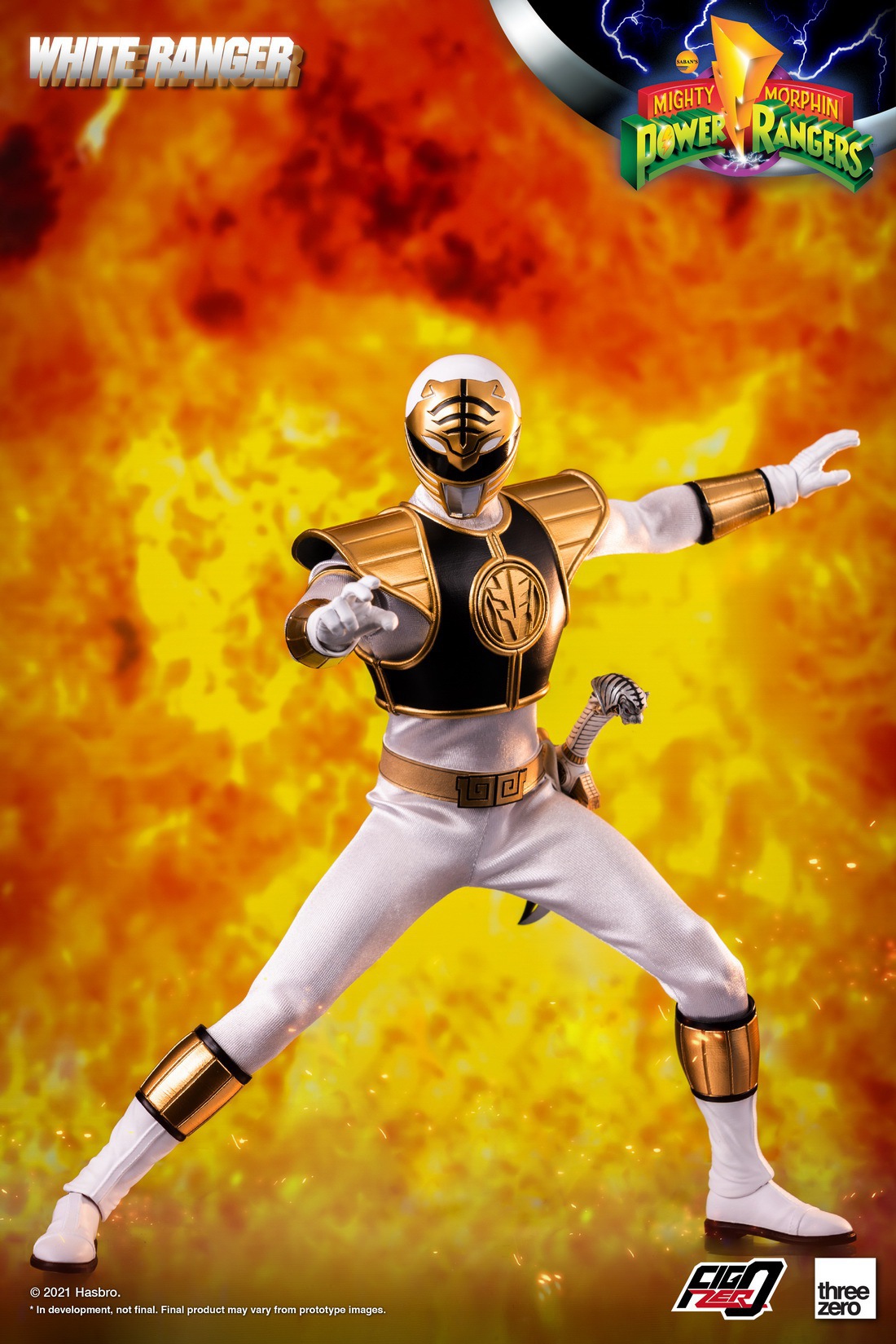 Threezero 3Z02990W0 1/6 Power Rangers ‐ White Ranger