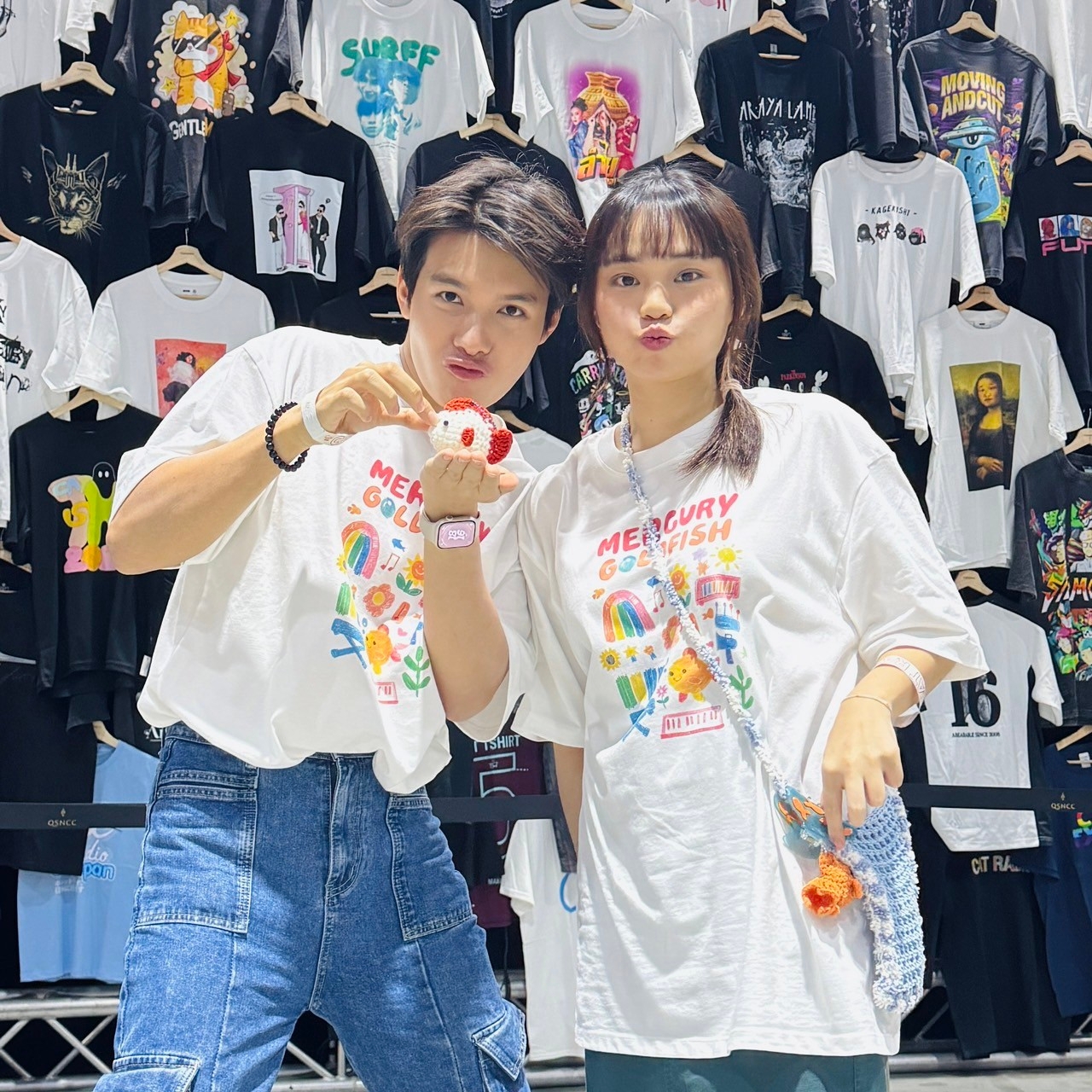 T-Shirt : MERCURY GOLDFISH - CAT T-SHIRT 2024 Oversized