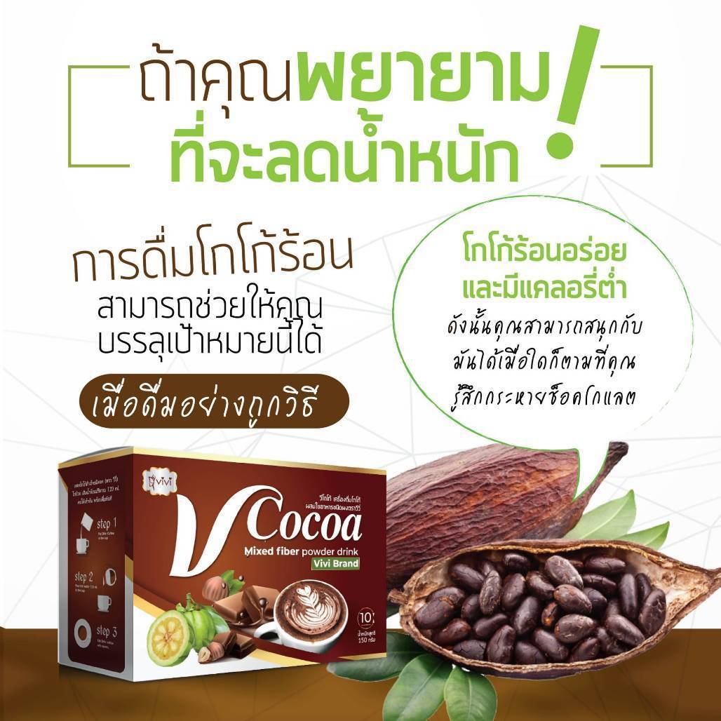 รวม มี4รายการให้เลือก โกโก้ cocoa วีโกโก้ vcocoa V cocoa วี โกโก้ ดีท๊อกซ์ detox strawberry mixed collagen grape mixed berry and collagen กาแฟ tabongpet coffee บาย วีวี่ By vivi brand plus
