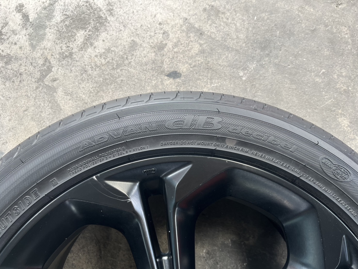 ✨ล้อแม็ก✨Honda Civic FE Turbo RS ขอบ 17 สีดำ พร้อมยางป้ายแดง 215-50-17 Yokohama🌟ปี 23🌟