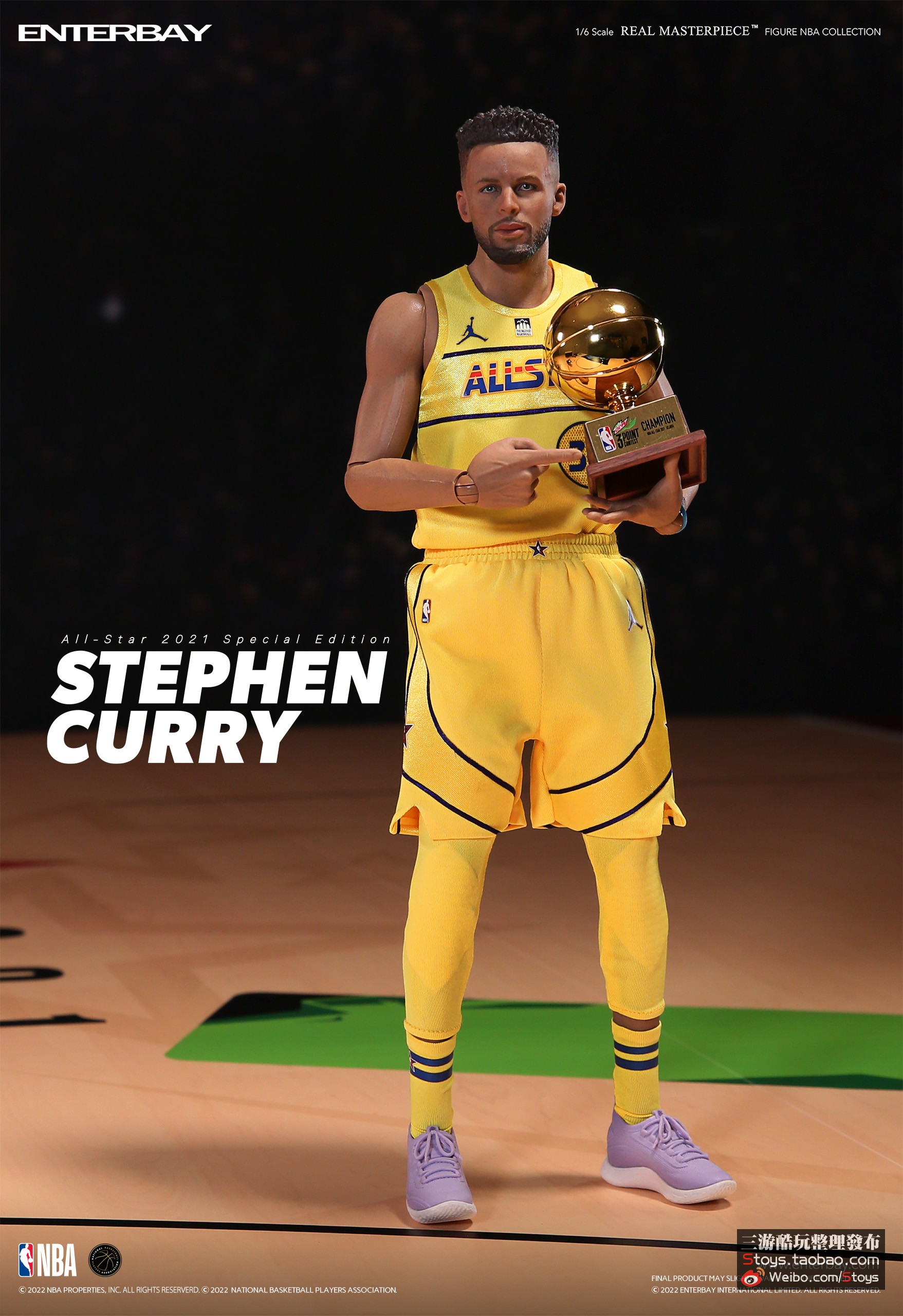 ENTERBAY RM-1095 1/6 Real Masterpiece NBA Collection - Stephen Curry