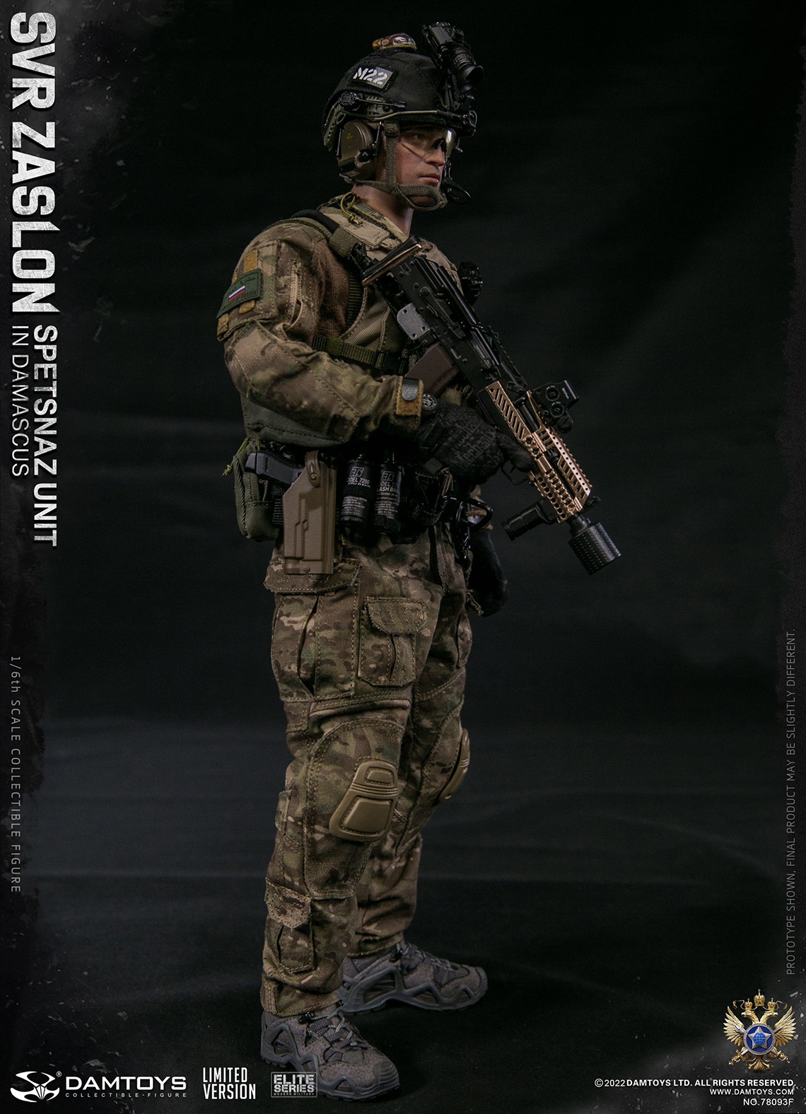DAMTOYS 78093F 1/6 SVR ZASLON SPETSNAZ UNIT IN DAMASCUS (LIMITED VERSION)