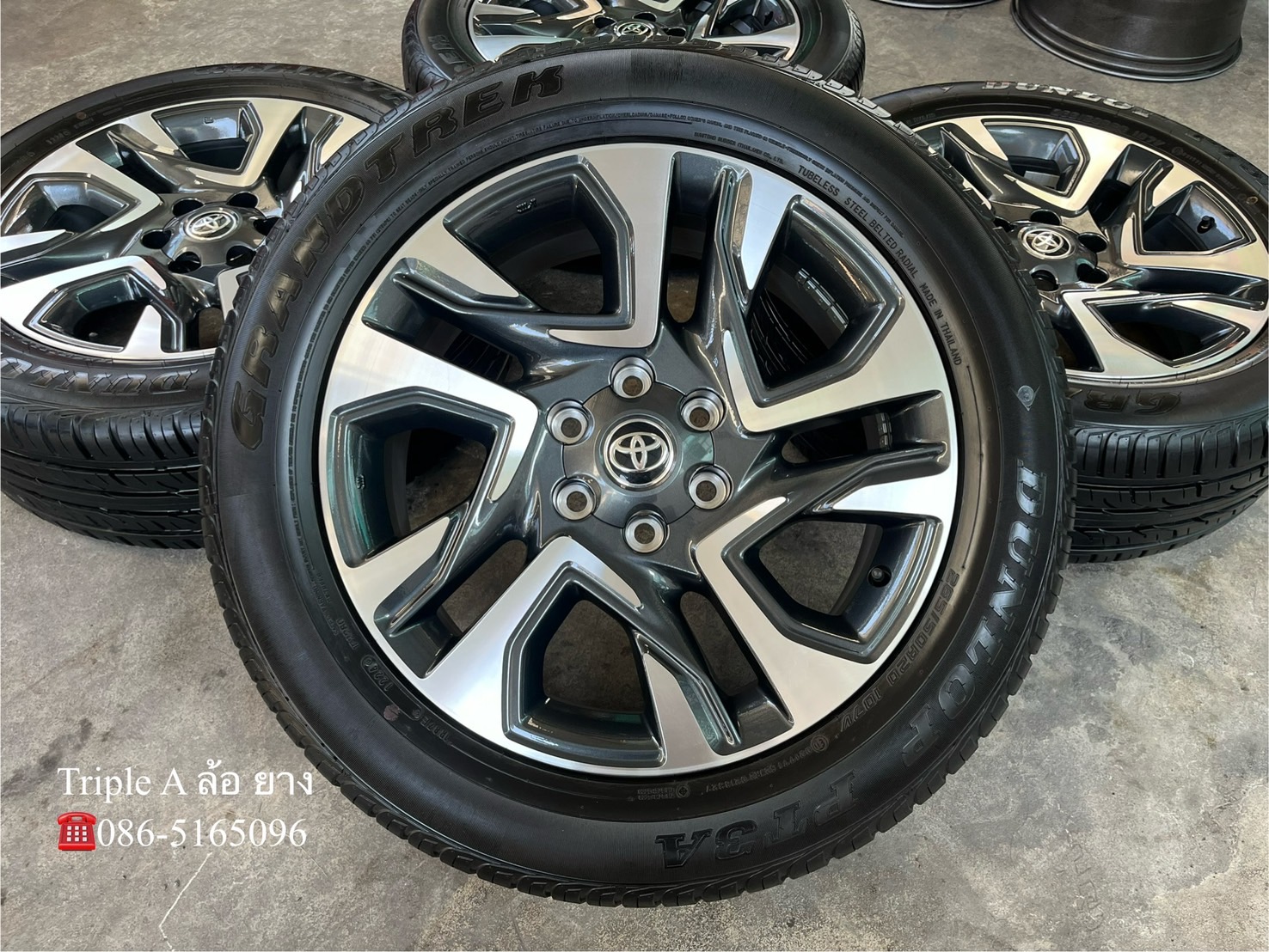 ♨️ปี 24♨️✨ล้อแม็กพร้อมยางป้ายแดง✨Toyota Fortuner Legender รุ่นใหม่ ขอบ 20💖สวยกริ๊บ💖