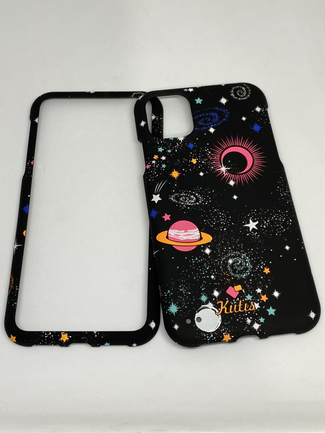 เคสคูทิส(Kutis)เคสไอโฟน11G(ลายดวงดาวอวกาศ)มาใหม่ เคสประกบหน้า-หลัง เคสเรืองแสง เคสลายวินเทจ ร้านSuperhero Klongthom