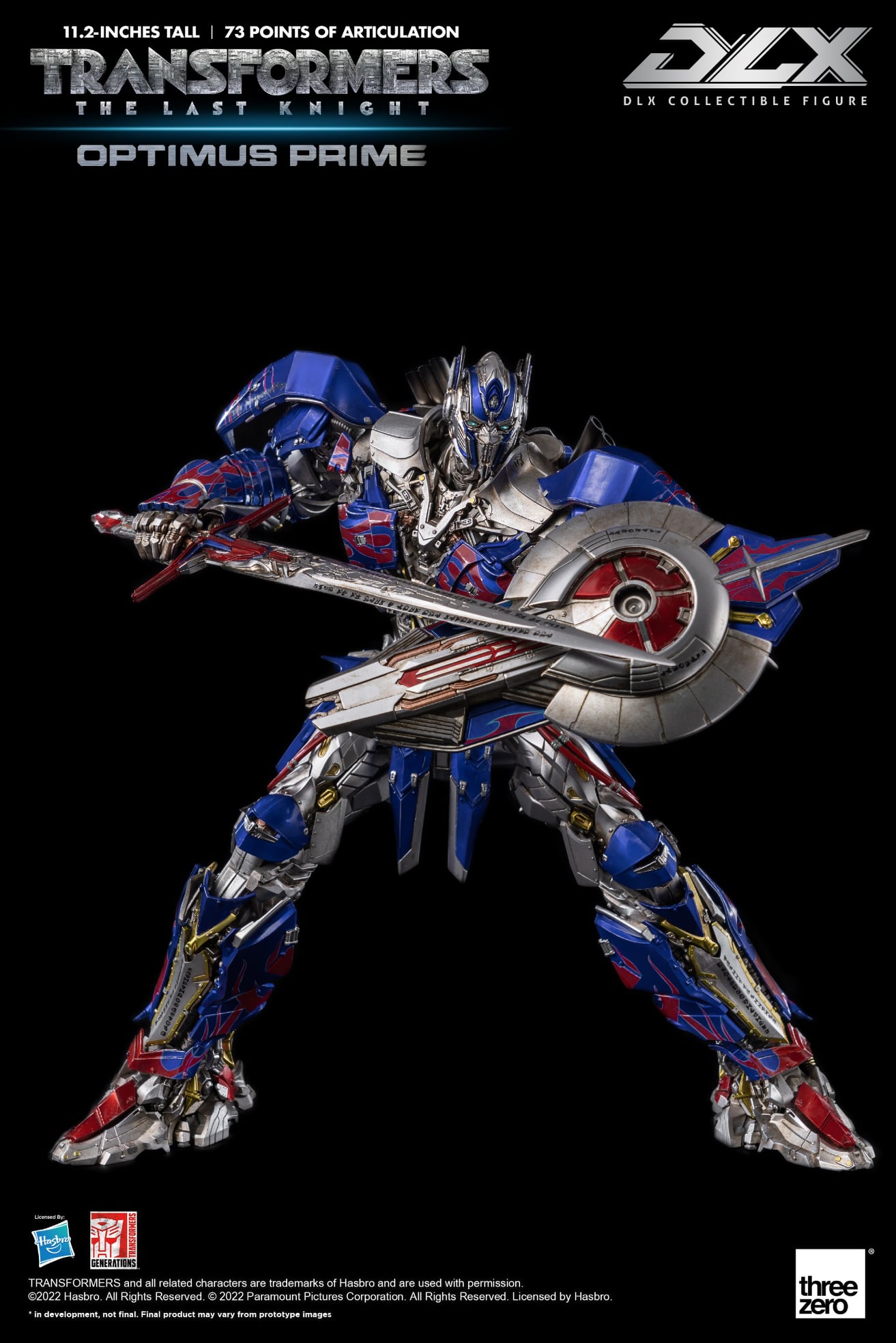 Threezero 3Z04570W0 DLX Transformers: The Last Knight - Optimus Prime