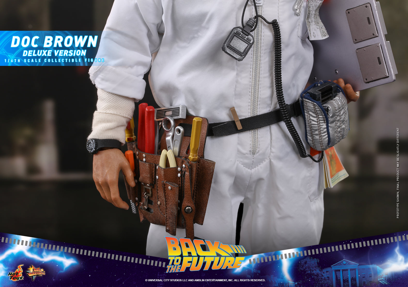 Hot Toys MMS610 1/6 Back to the Future - Doc Brown (Deluxe Version)