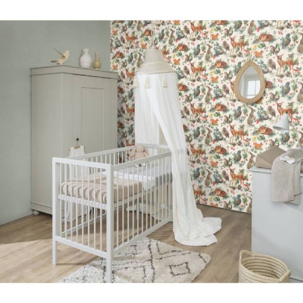 วอลเปเปอร์ลายเด็ก Kids World โปร 11.11 แบบหลังผ้า ทนทาน กันลามไฟ : Fabric-Backed Wall Paper