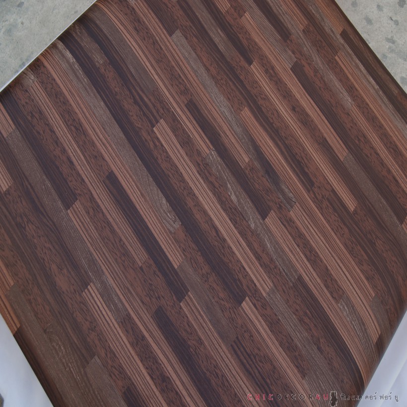 พีวีซีปูพื้น ลายไม้น้ำตาลเข้มดำ layer – dark brown JP-006 หน้ากว้าง 100 ซม หนา 0.6 มม ยาวเมตรละ