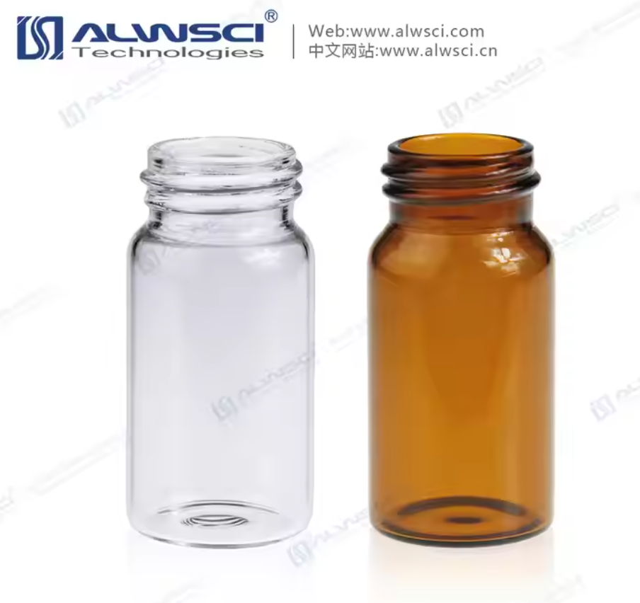 vial ฝาเกลียว ขนาด 20 ml 27.5*57mm 24-400 Screw (100ชิ้น/แพ็ค)