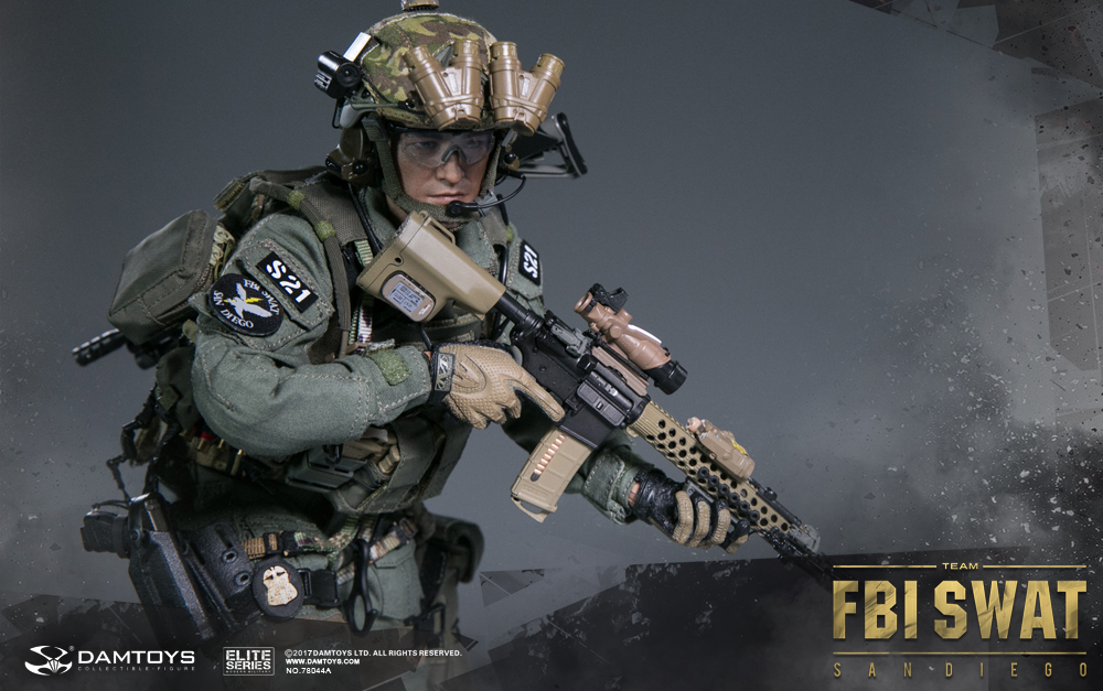 DAMTOYS No.78044 FBI SWAT TEAM AGENT - SAN DIEGO