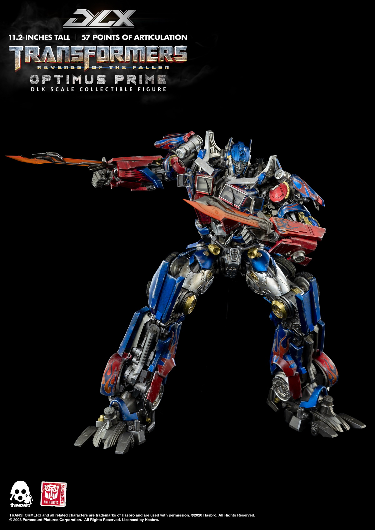 threezero 3Z0163 DLX Transformers: Revenge of the Fallen - Optimus Prime