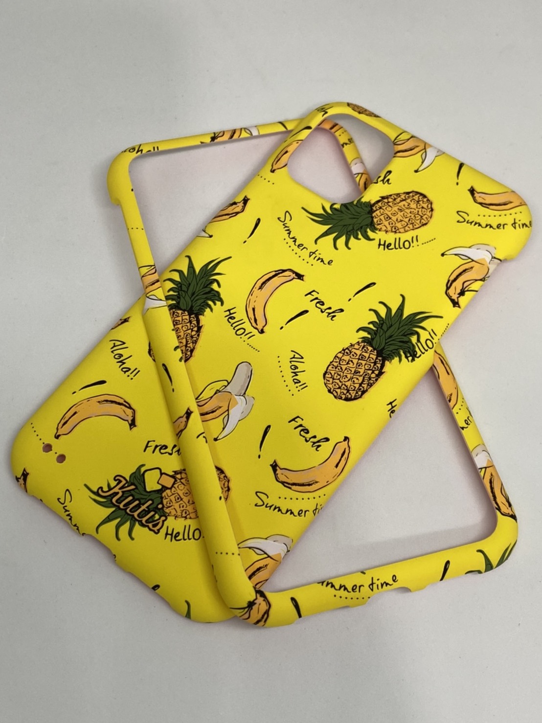 เคสคูทิส(Kutis)เคสไอโฟน11G(ลายกล้วยกับสัปปะรด)มาใหม่ เคสประกบหน้า-หลัง เคสเรืองแสง เคสลายวินเทจ ร้านSuperhero Klongthom