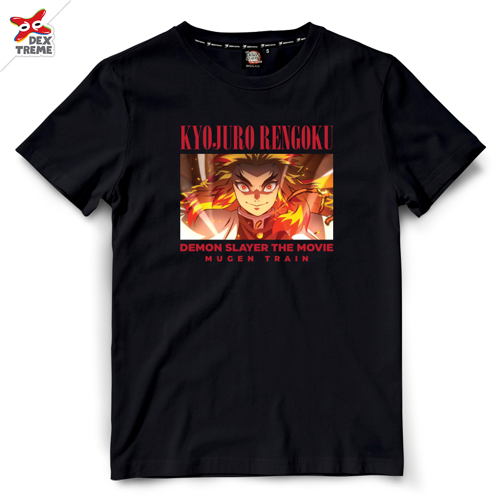 เสื้อยืดการ์ตูนไยบะ Tees Demon Slayer Rengoku