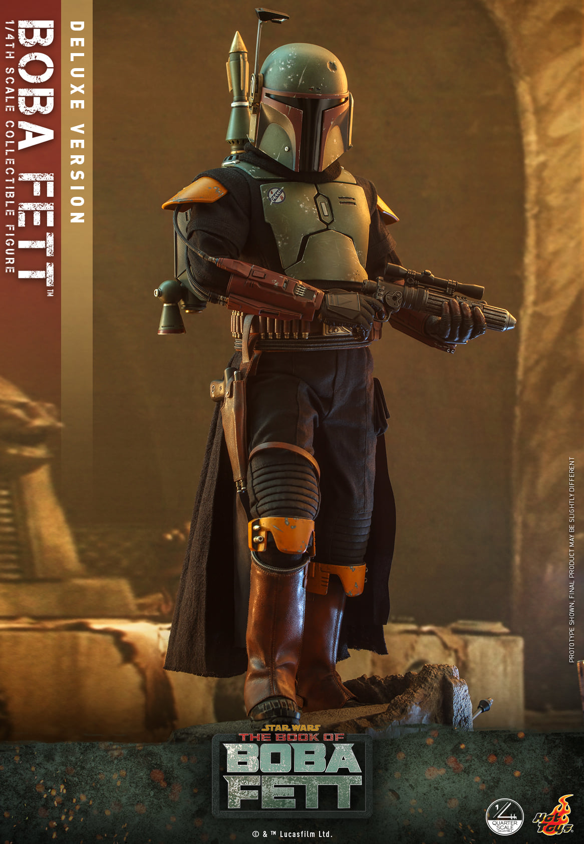 Hot Toys QS023 1/4 Star Wars: The Book Of Boba Fett - Boba Fett™ (Deluxe Version)