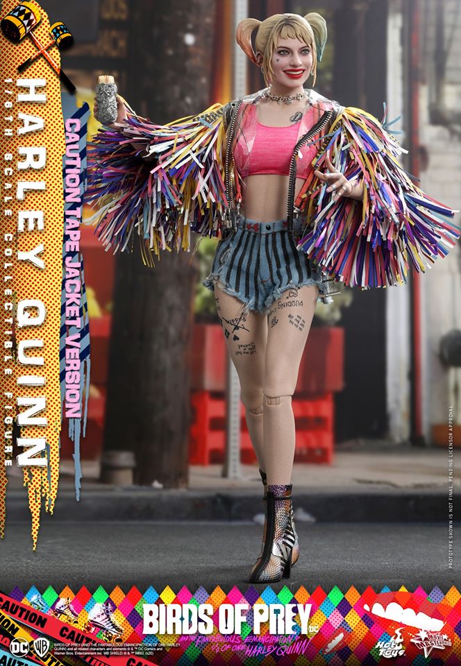 Hot Toys MMS566 Birds of Prey - Harley Quinn (Caution Tape Jacket Version)