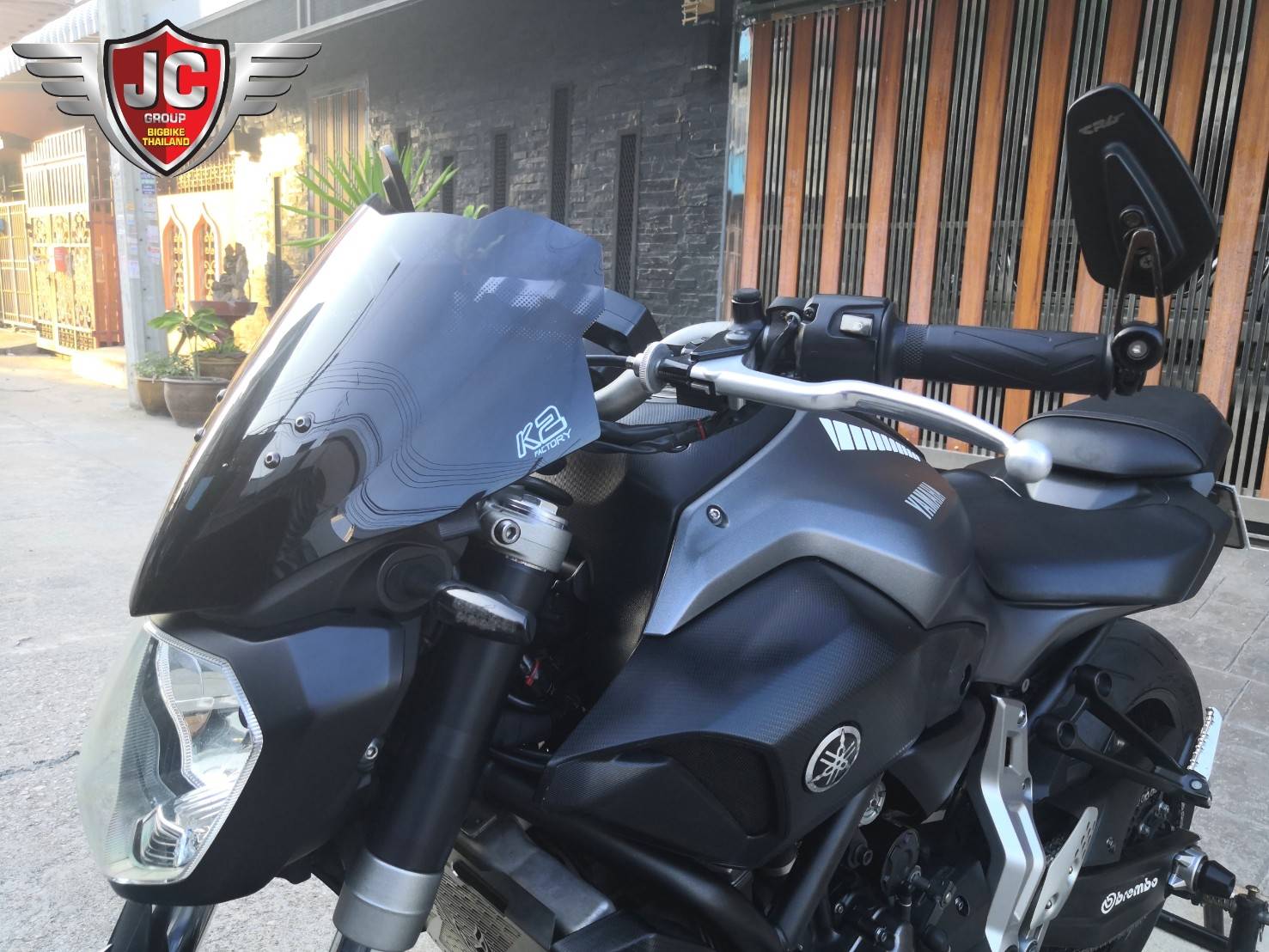 MT07รถปลายปี 2015 ของแต่งพอกรุ๊บกริ๊บ