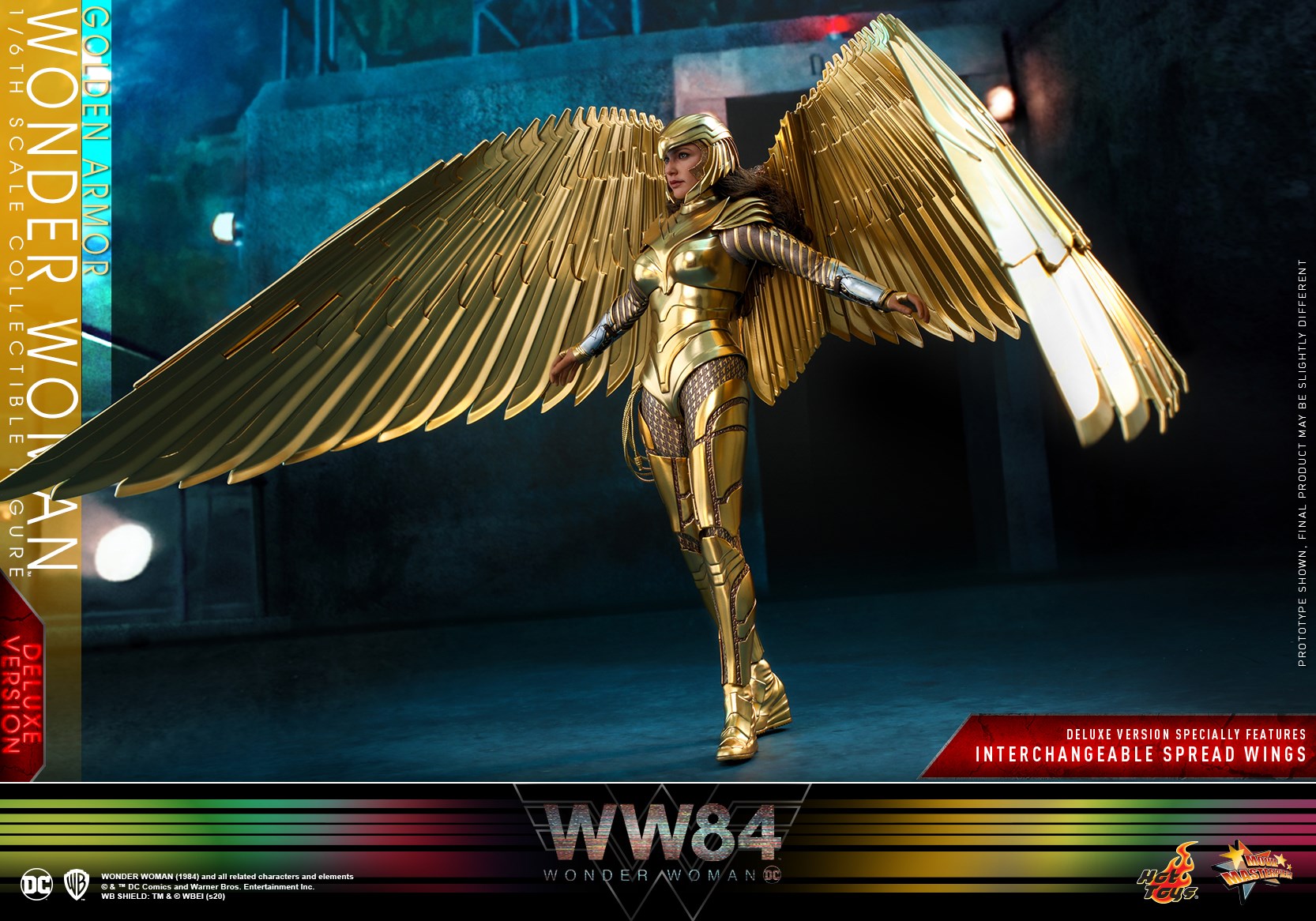 Hot Toys MMS578 1/6 Wonder Woman 1984 - Golden Armor Wonder Woman (Deluxe Version)