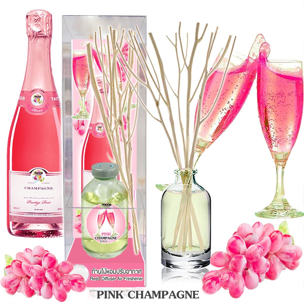 ฟุ้งสบายไม้หอม 40 ml กลิ่น PINK CHAMPANGE