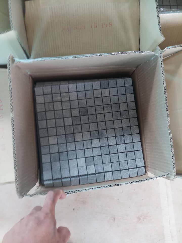 จัดส่ง หินCrystal black Mosaic ทอสกาน่า เขาใหญ่