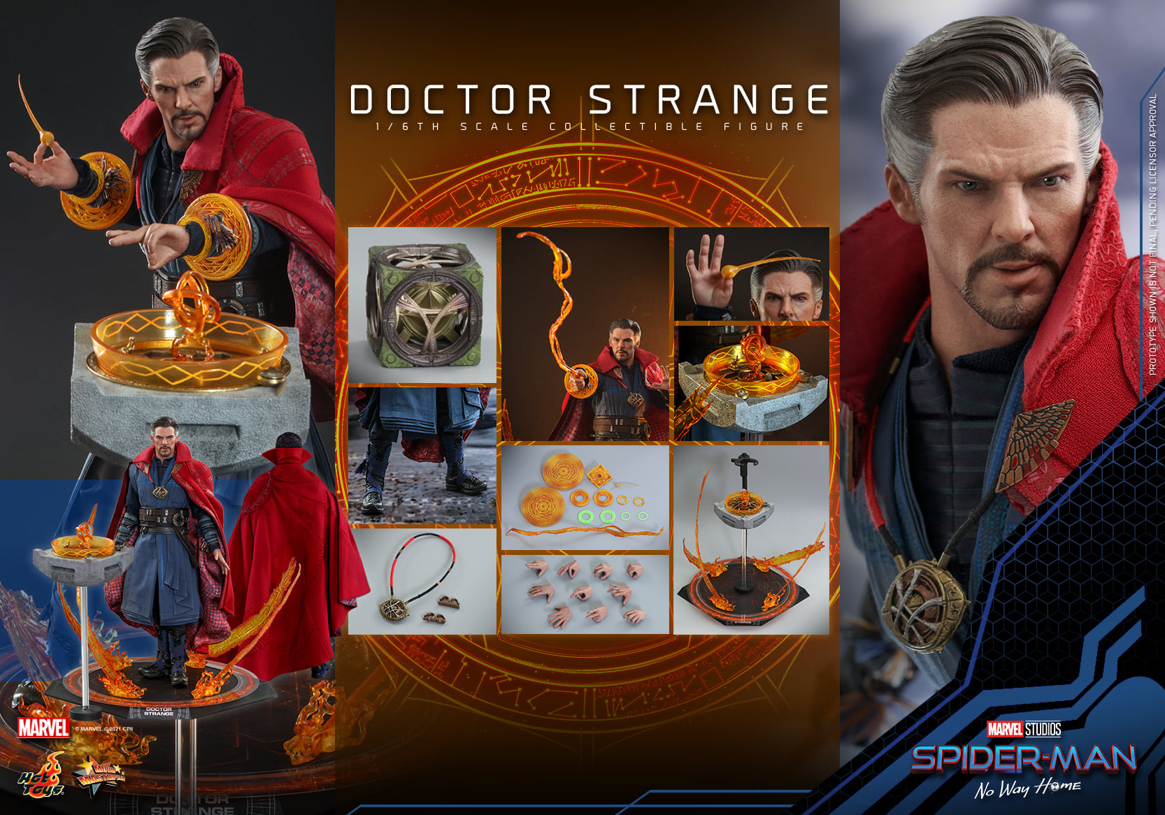 Hot Toys MMS629 1/6 Spider-Man: No Way Home - Doctor Strange