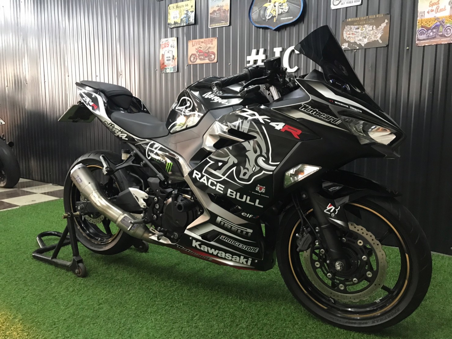 🚀 Ninja400 ปี 2019 🔥ดุดันมากคันนี้กับสติ๊กเกอร์แต่ง RACE BULL🔥