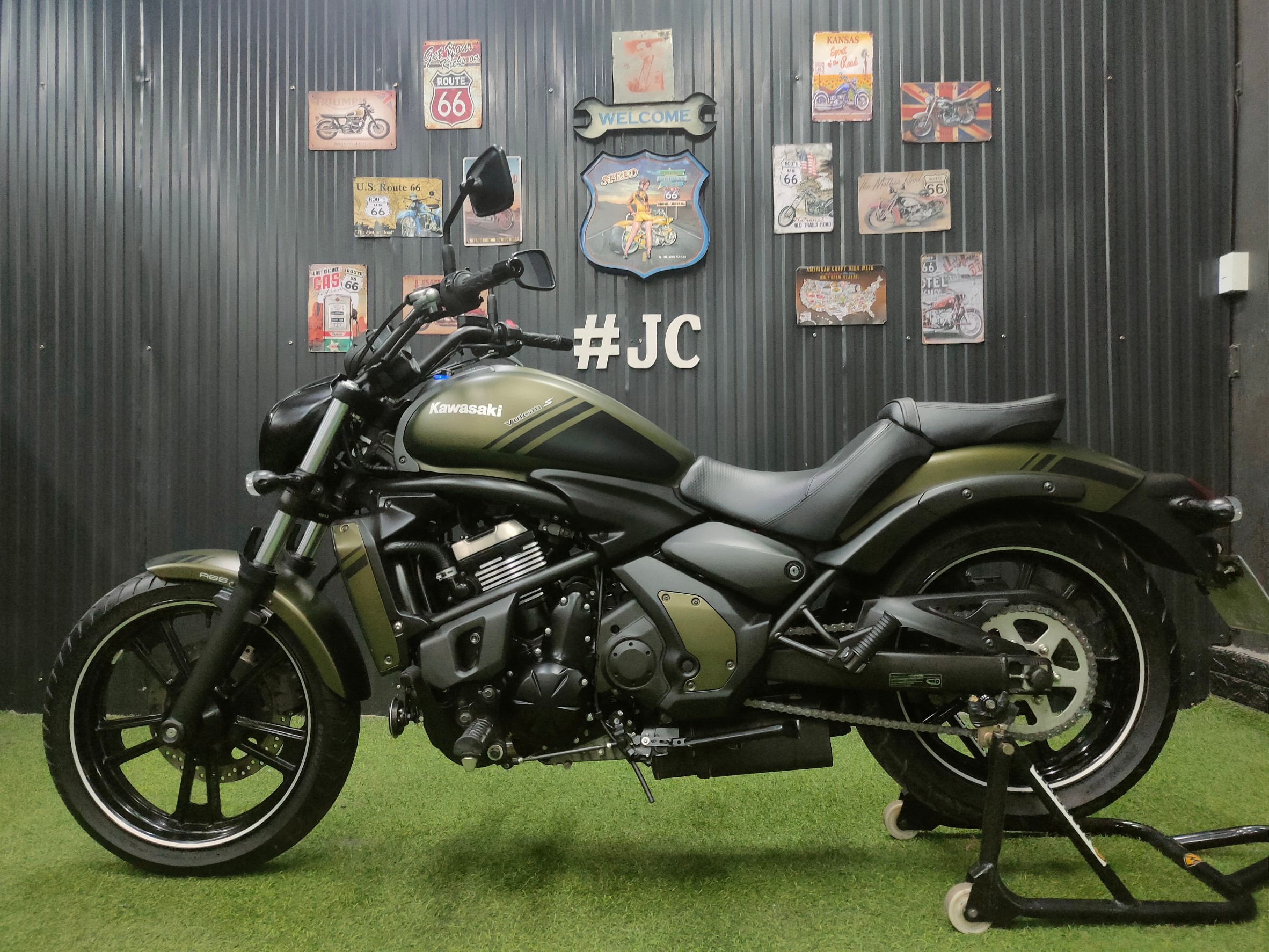 สวยสุดตั้งแต่ขายรุ่นนี้มาแล้ว ⁉️ Vulcan650s ABS ปลายปี2019 "นางฟ้ามือเดียว" สีทหารมาดเข้ม