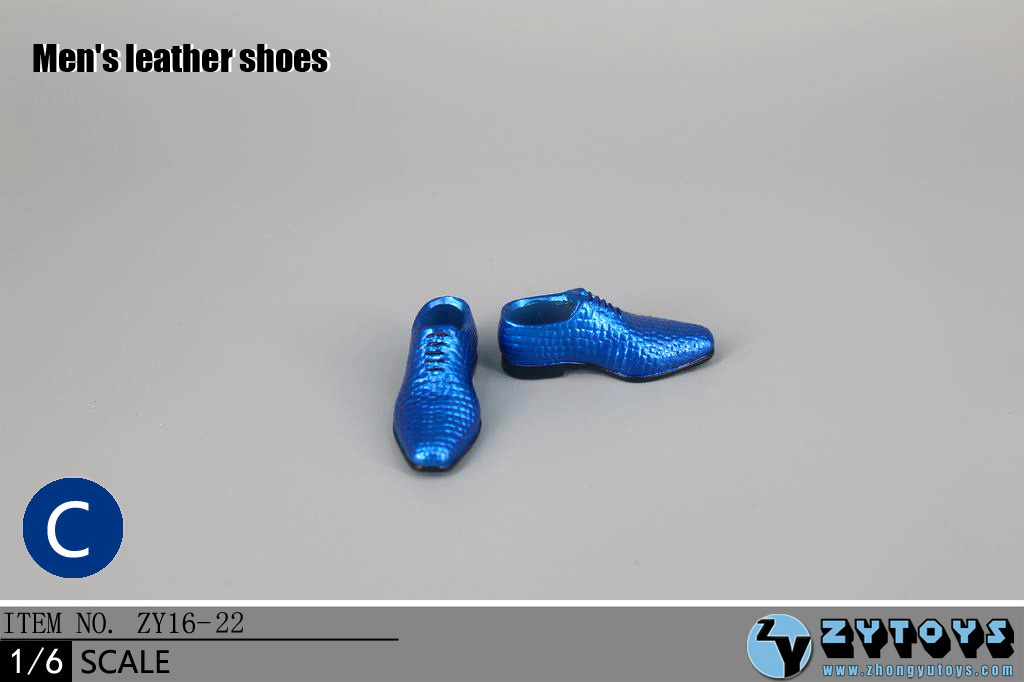 ZY Toys ZY16-23A Men's Leather Boots Black