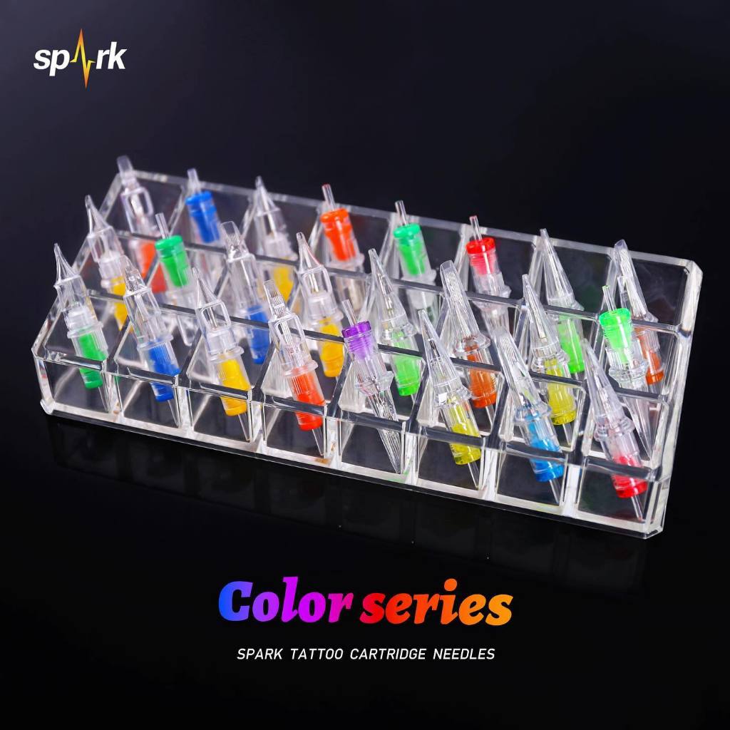 เข็มฮอคสักลาย Tattoo Spark-Diamond เดินเส้น ลงสี [แบ่งขาย]