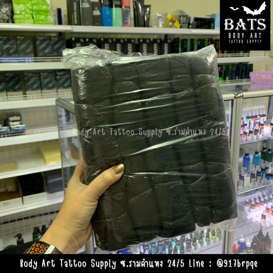 พลาสติกคลุมเตียง 10 ชิ้น [สีดำ]