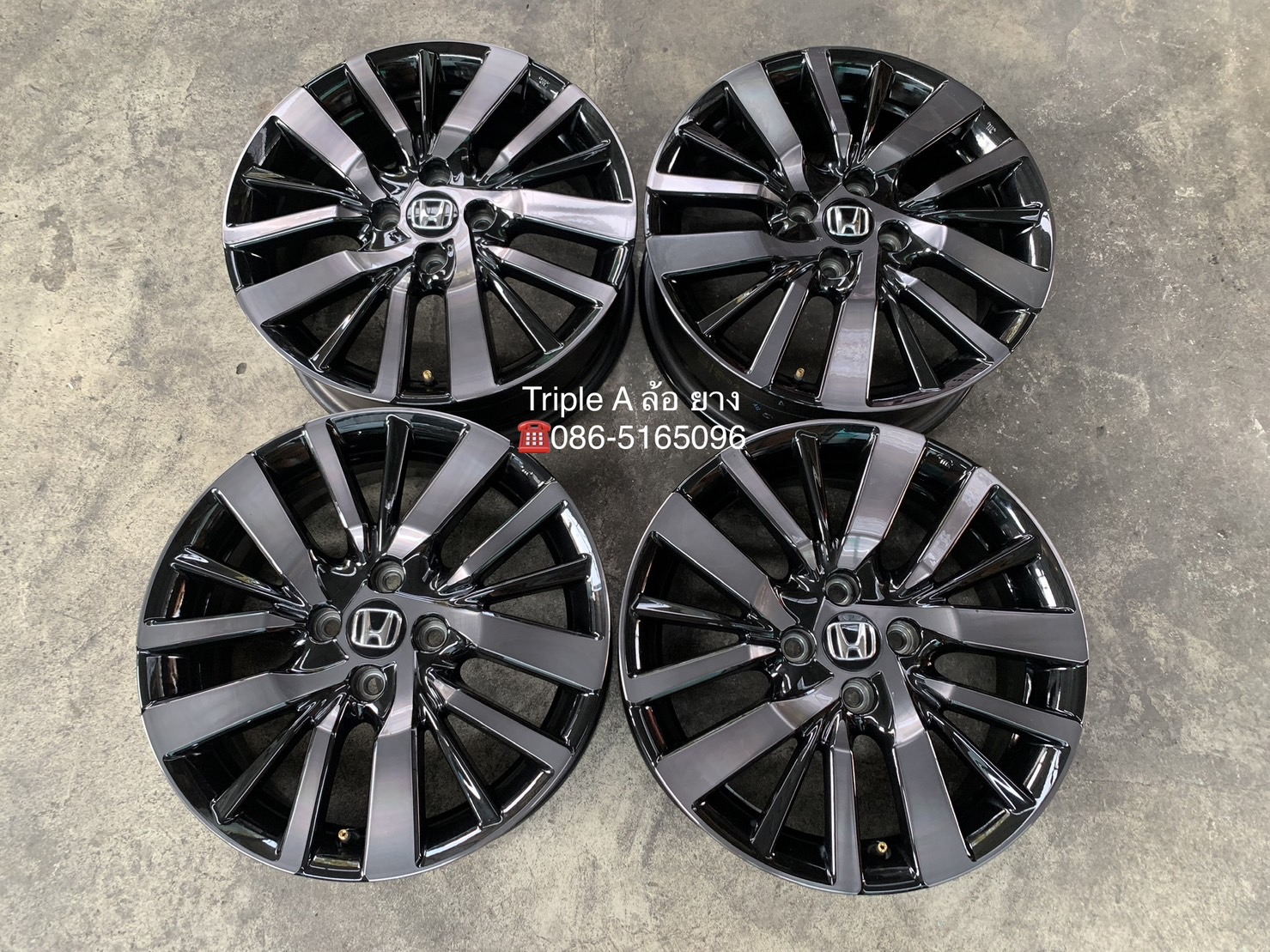 ✨ล้อแม็กป้ายแดง✨Honda City Hatchback รุ่นใหม่ ขอบ 16 ดำหน้าชา💖สวยกริ๊บ💖