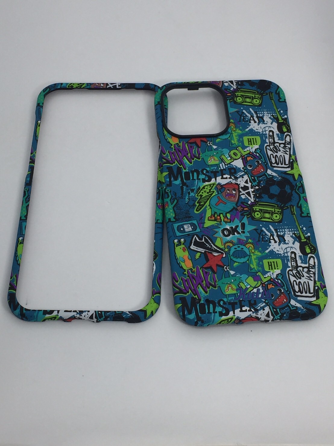 เคสคูทิส(Kutis)เคสไอโฟน13PROmax(ลายMonster)มาใหม่ เคสประกบหน้า-หลัง เคสเรืองแสง เคสลายวินเทจ ร้านSuperhero Klongthom