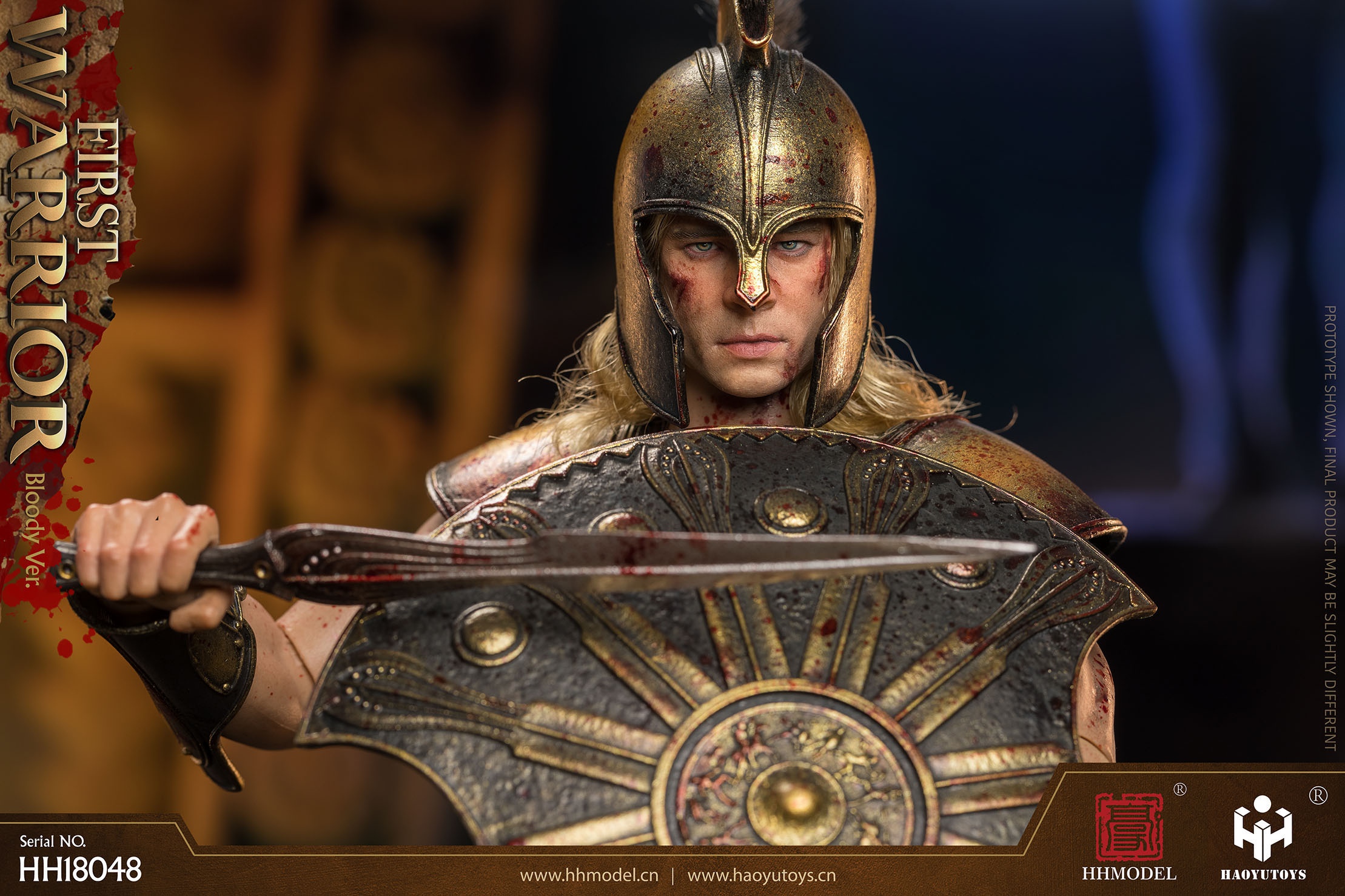 HHMODEL & HAOYUTOYS HH18048 1/6 FIRST WARRIOR (Bloody Ver.)