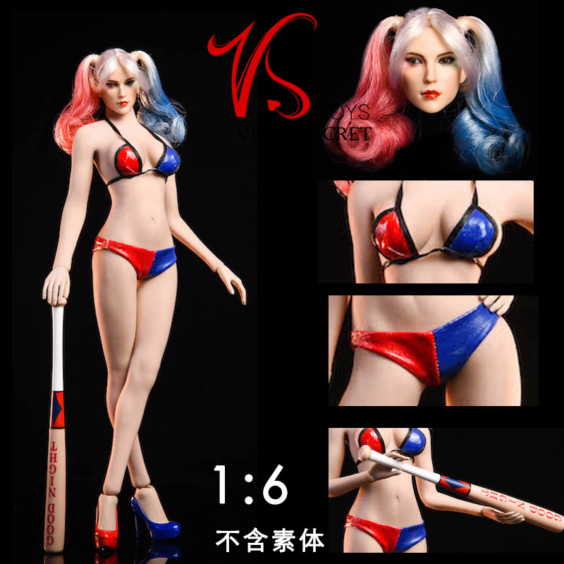 VSTOYS 19XG44 1/6 Clown Female Headsculpt Swimsuit