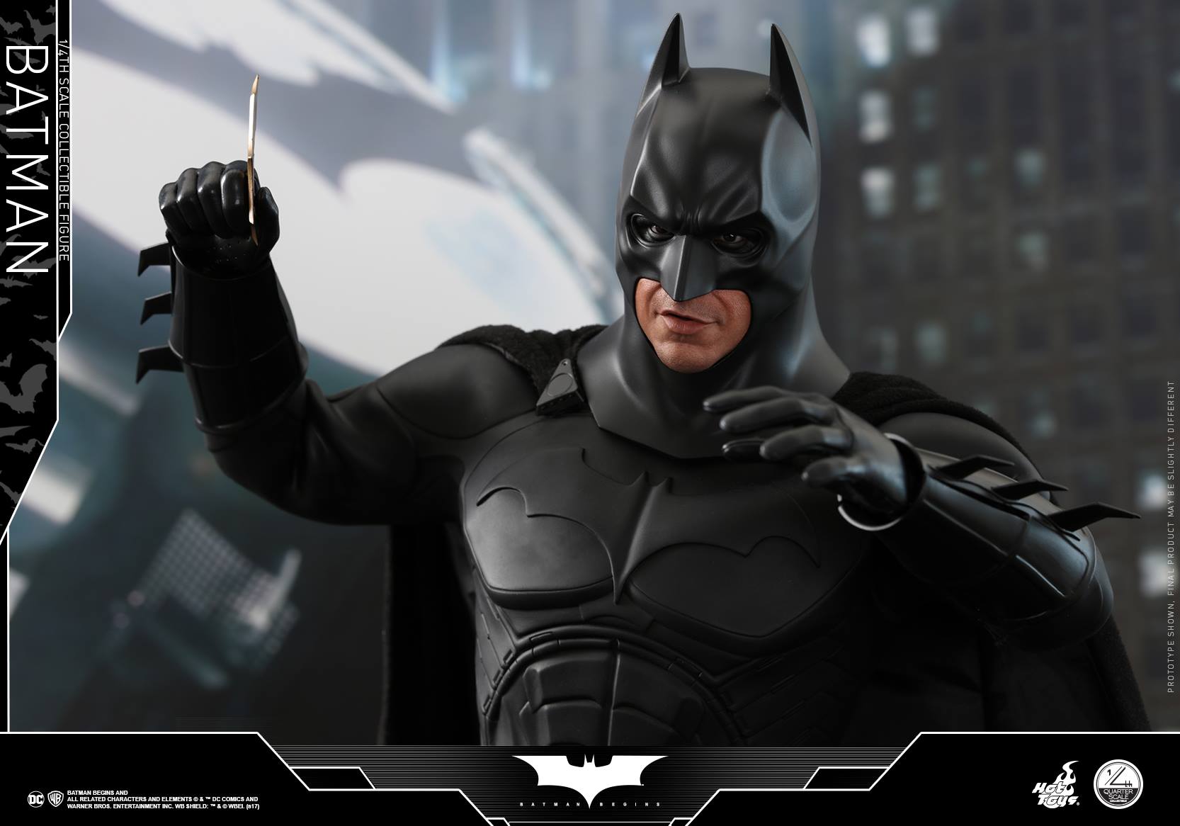 Hot Toys QS009 BATMAN BEGINS 1/4 BATMAN