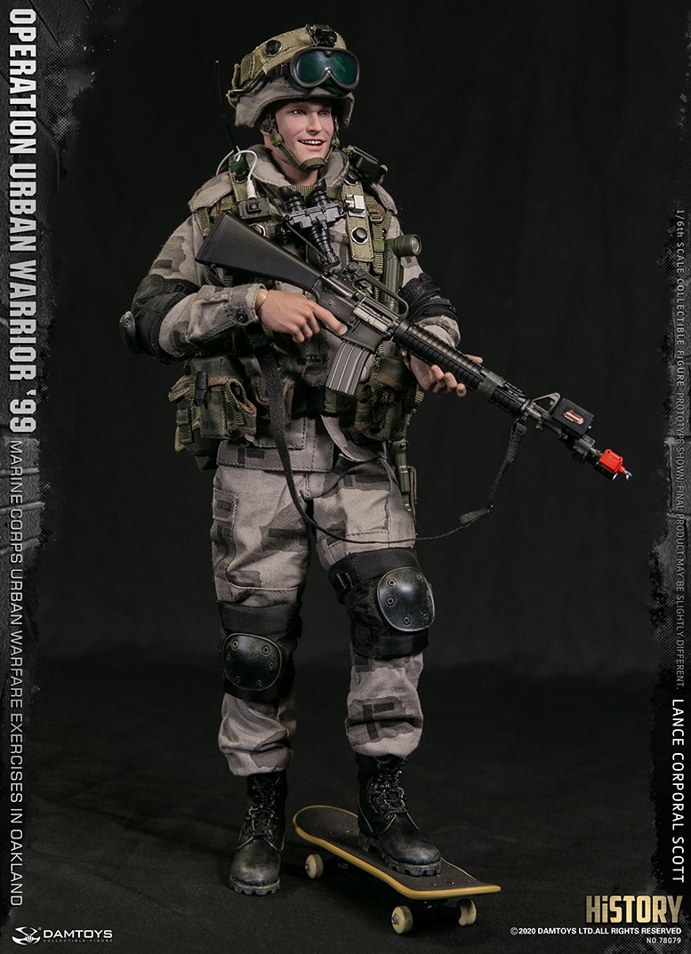 DAMTOYS 78079 1/6 Operation Urban Warrior ‘99 - Marine Corps urban warfare exercises in Oakland “Lance corporal Scott”
