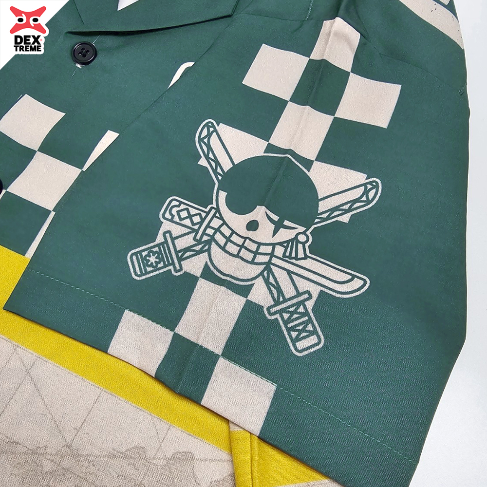 เสื้อเชิ้ต Hawaii shirt One Piece Zoro
