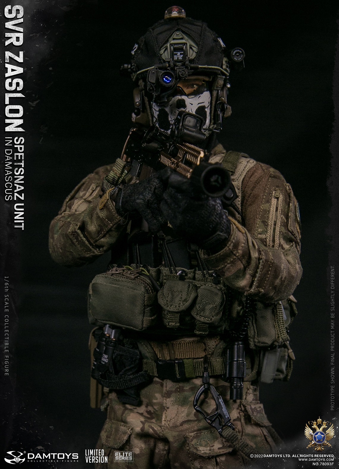 DAMTOYS 78093F 1/6 SVR ZASLON SPETSNAZ UNIT IN DAMASCUS (LIMITED VERSION)
