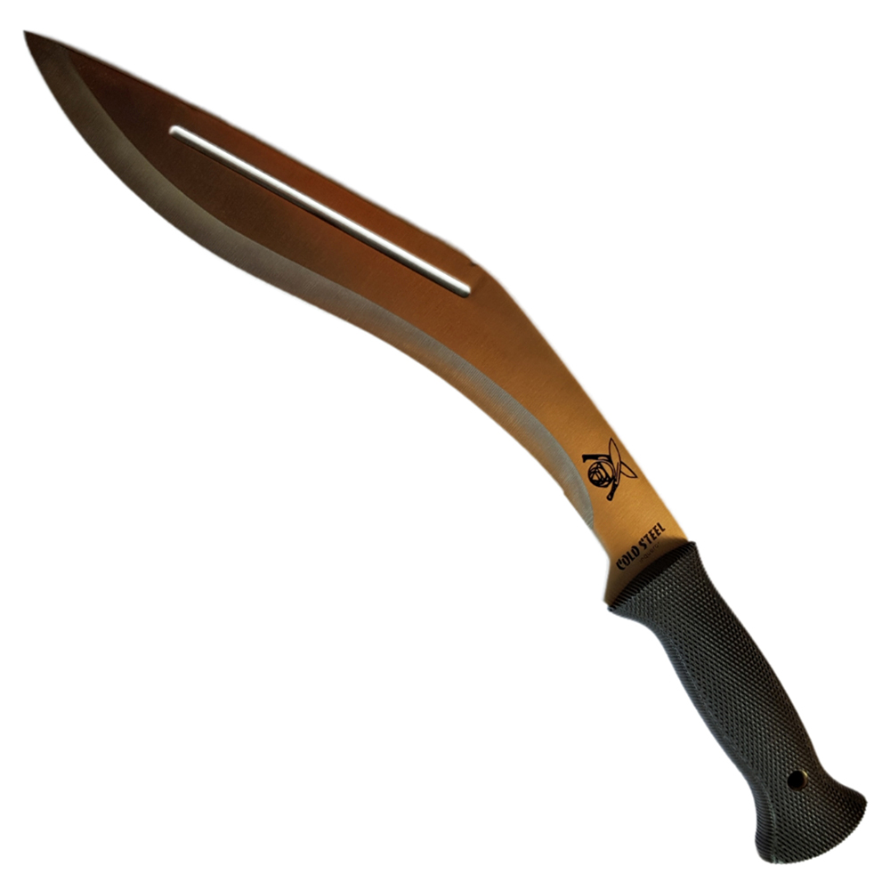 มีดพก มีดกุรข่า มีดเดินป่า มีดใบตาย Cold Steel Conqueror Kukri ขนาด 17.5 นิ้ว (44 ซม.) สีเงิน พร้อมซองผ้าไนล่อนใส่มีด