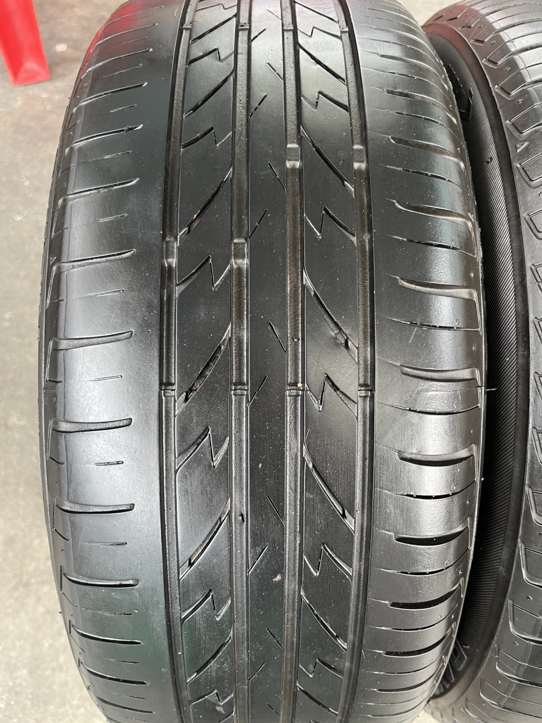 ✨ล้อแม็กแต่ง 4รู100✨TE37 หยอดแดง❤️ขอบ 15 พร้อมยาง 195-55-15 DAYTON💥ปี 22💥