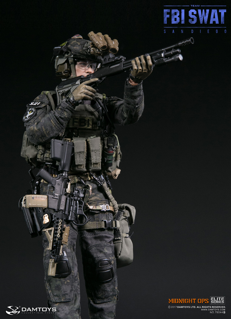 DAMTOYS No.78044 FBI SWAT TEAM AGENT - SAN DIEGO